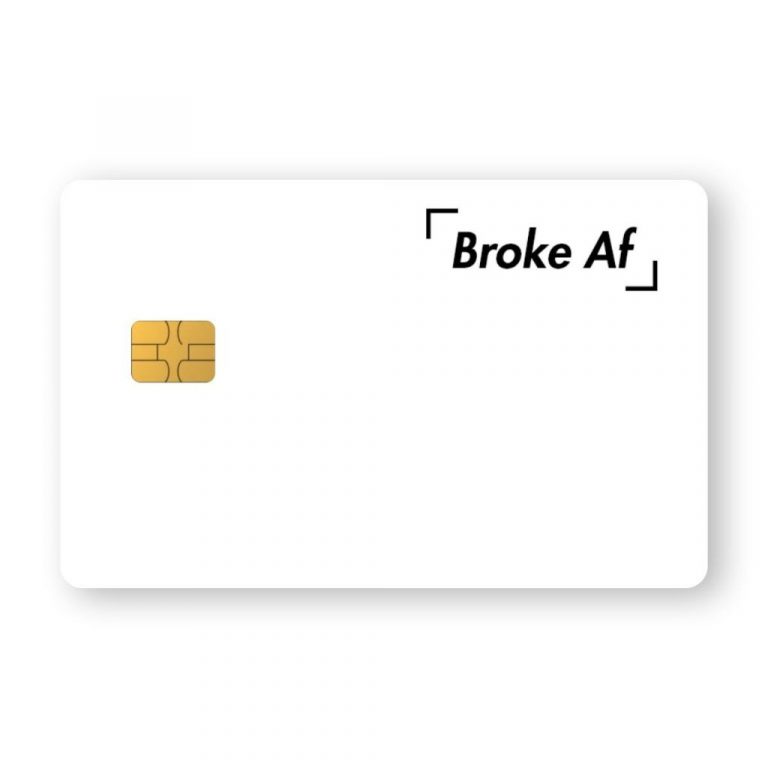 Broke Credit/Debit Card Wrap