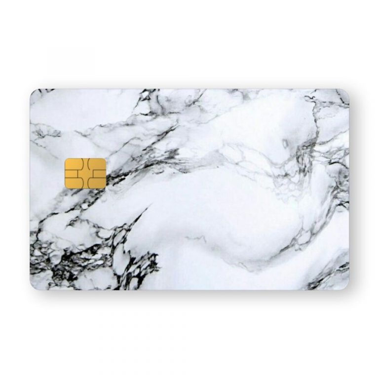 White Marble Credit/Debit Card Wrap