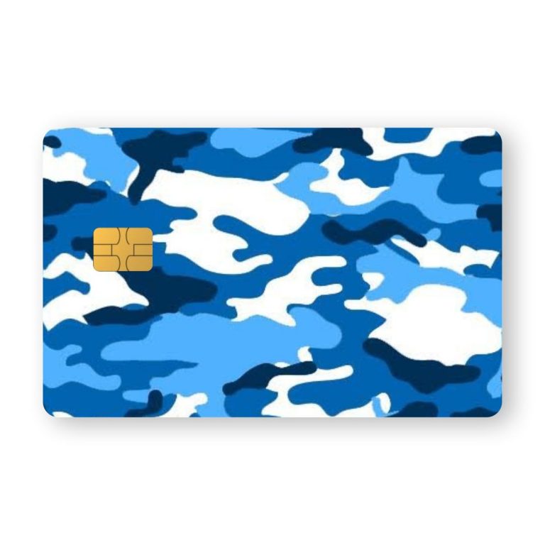 Blue Army Credit/Debit Card Wrap
