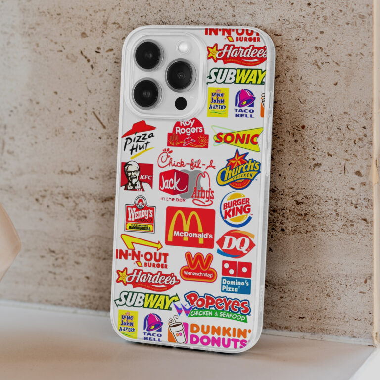 Food Chains Clear Silicone Case
