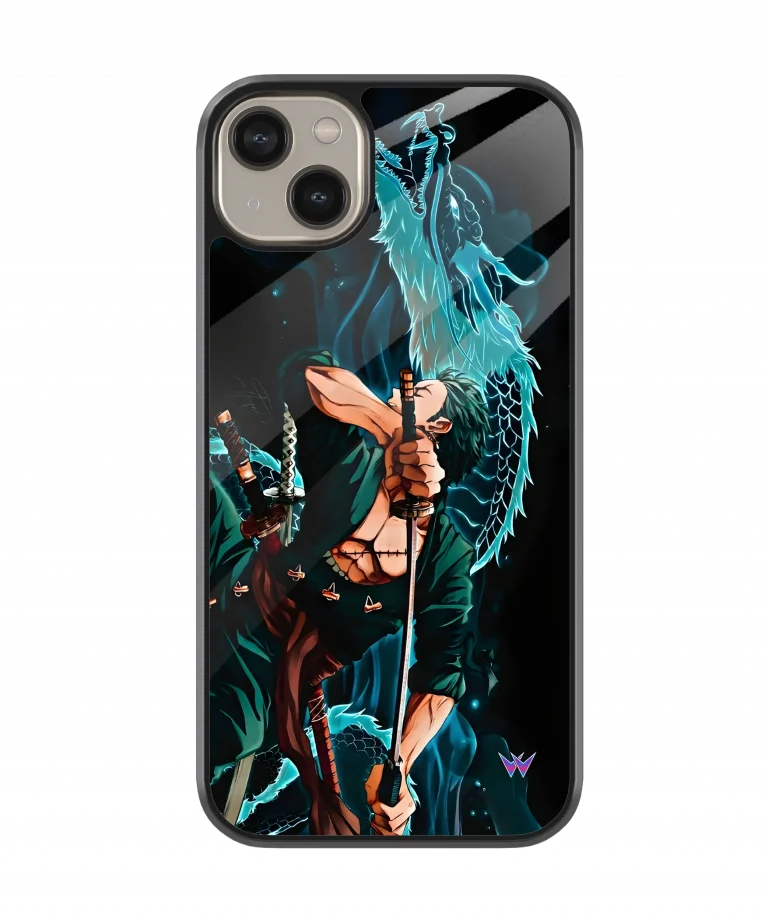 Zoro Dragon Stance Glass Case