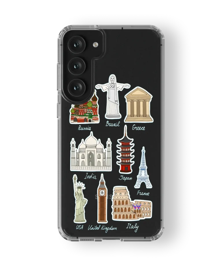 7 Wonders Clear Case