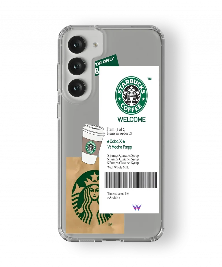 Starbucks Bill Clear Case