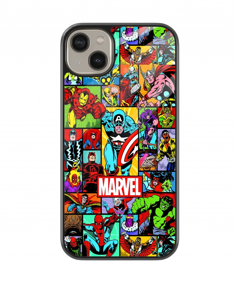 Marvel Supers Glass Case