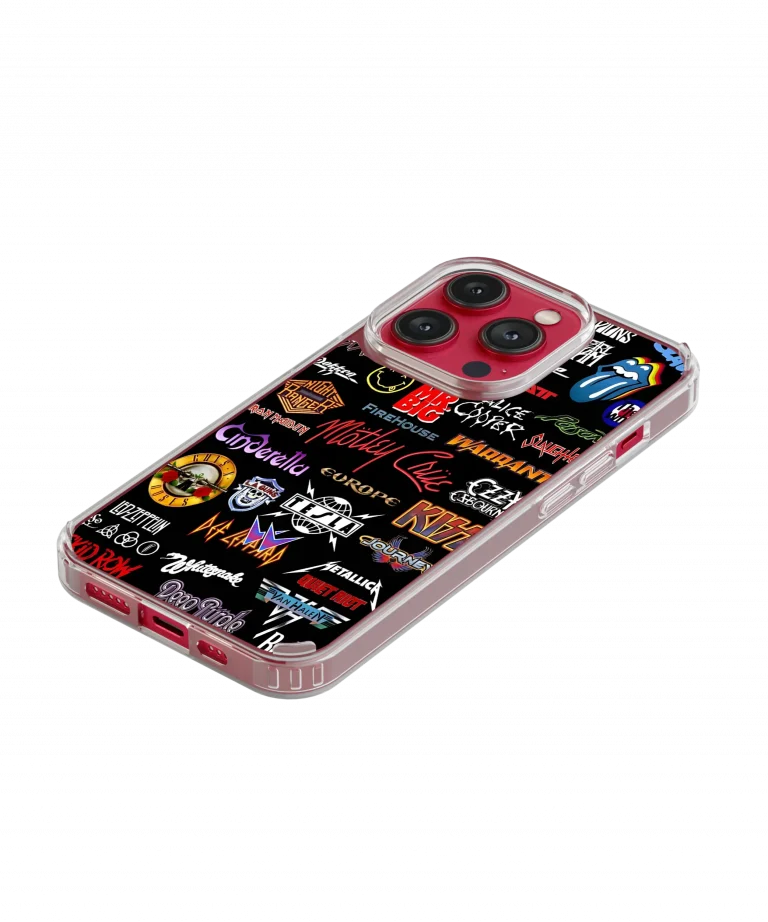 Music Band Collage Silicone Case