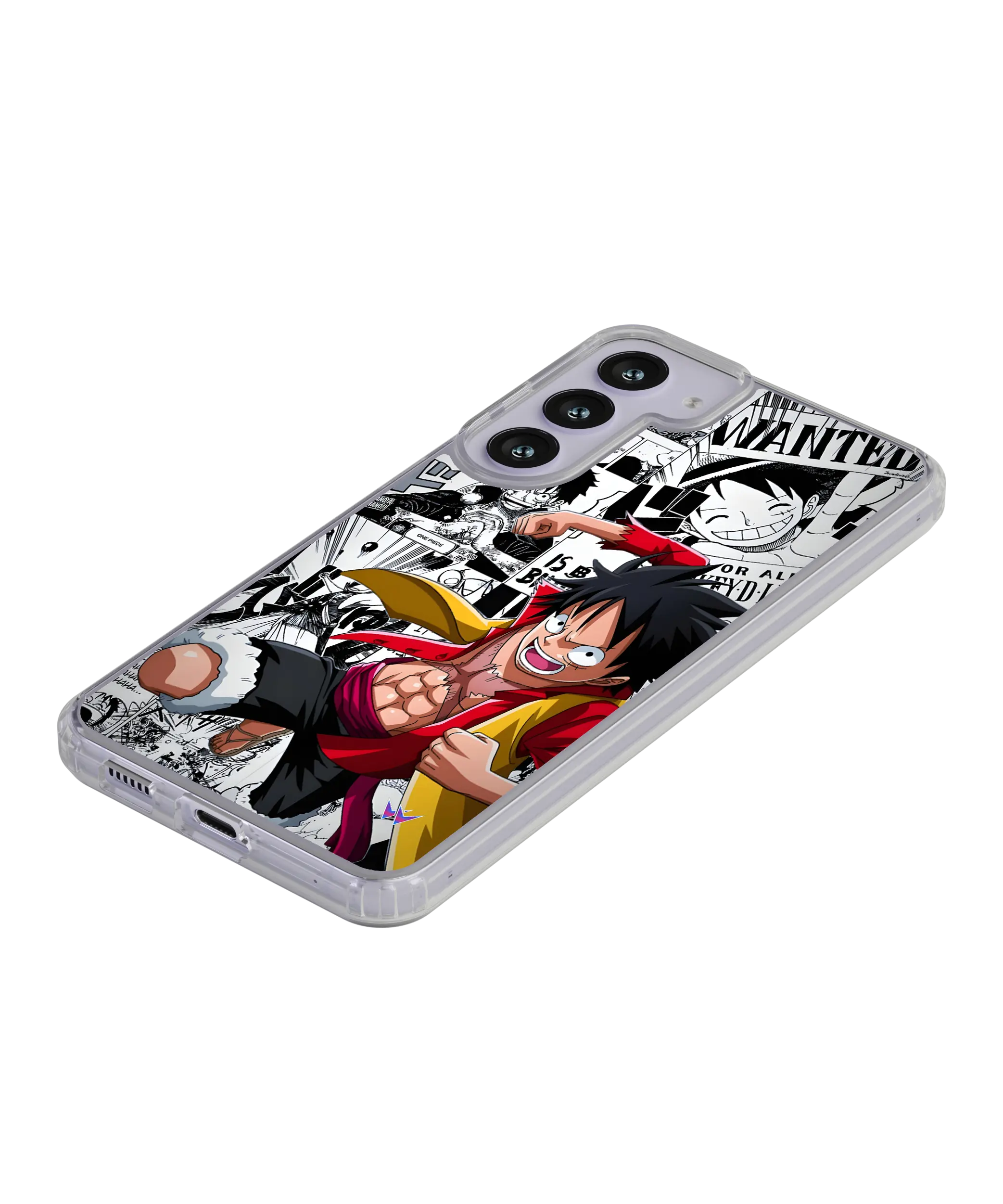Coque IPhone 16e One Piece Luffy - Bumper Silicone Noir, Impression HD, Fabrication Française