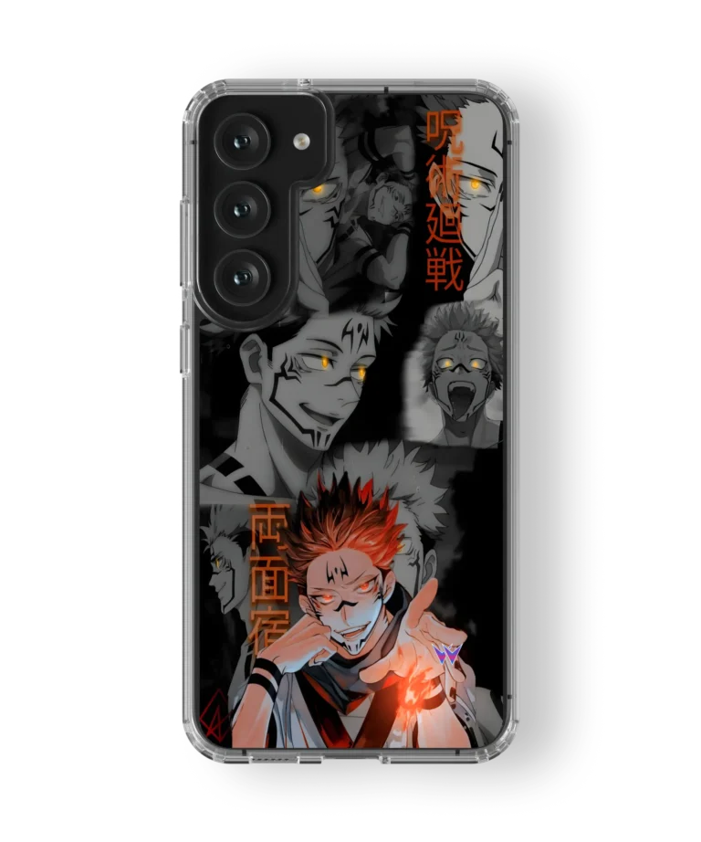 Sukuna Red Collage Silicone Case