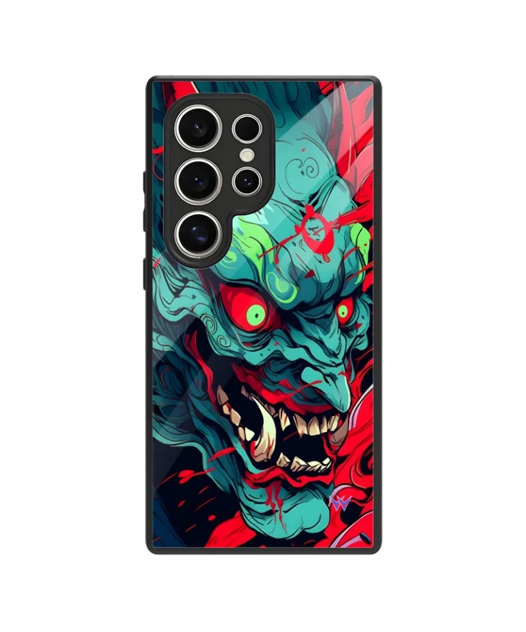 Demon Face Glass Case