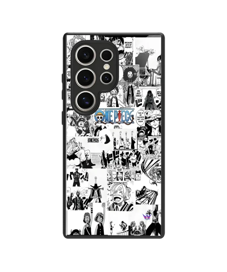 Onepiece Doodle Glass Case