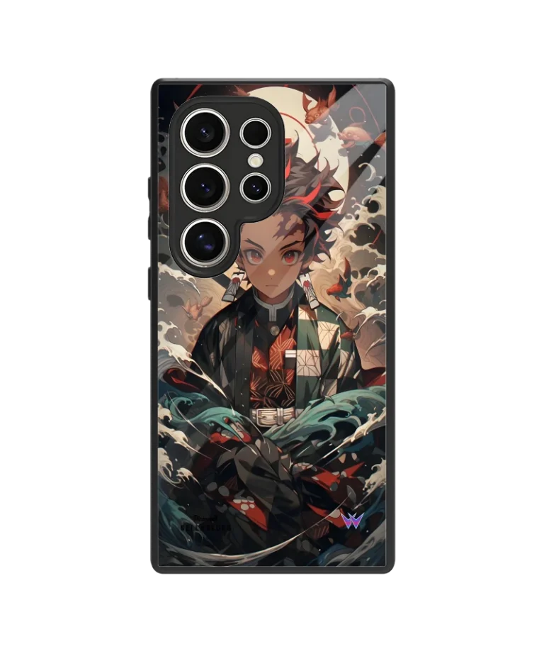 Tanjiro Art Glass Case