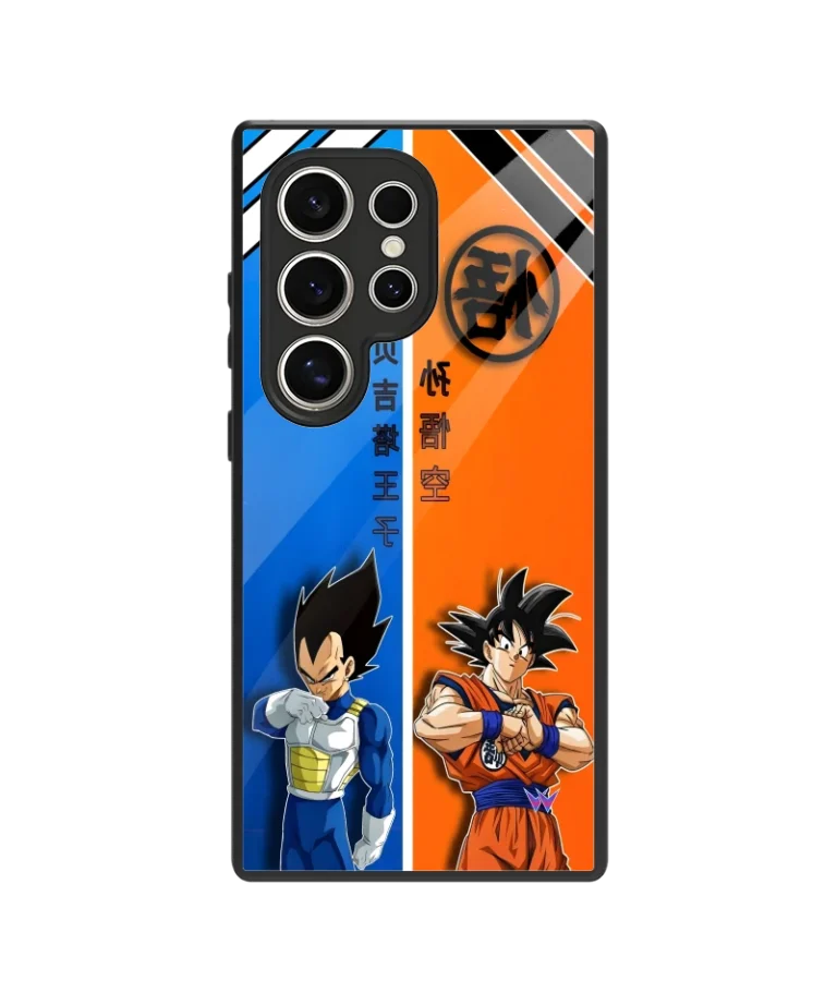 Goku & Vegeta Glass Case