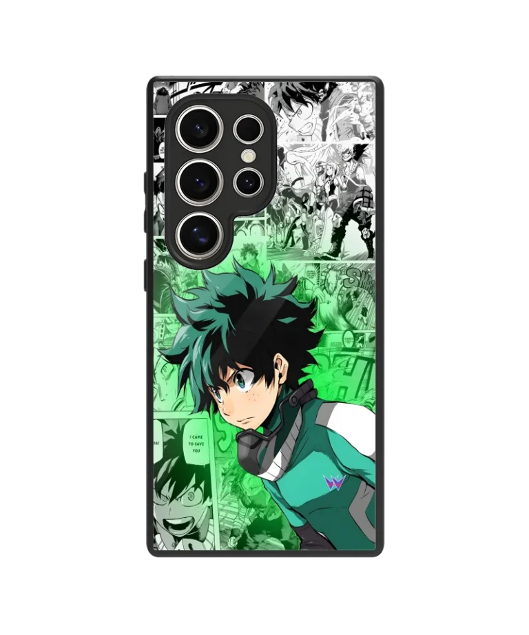 Deku Green Glass Case