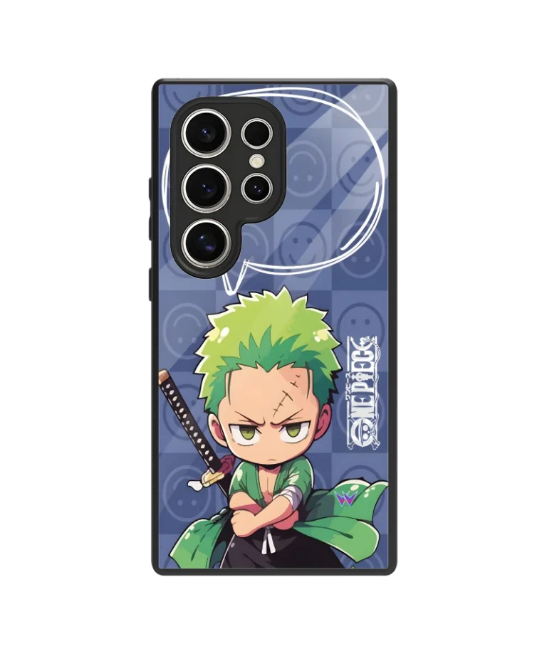 Chibi Zoro Glass Case