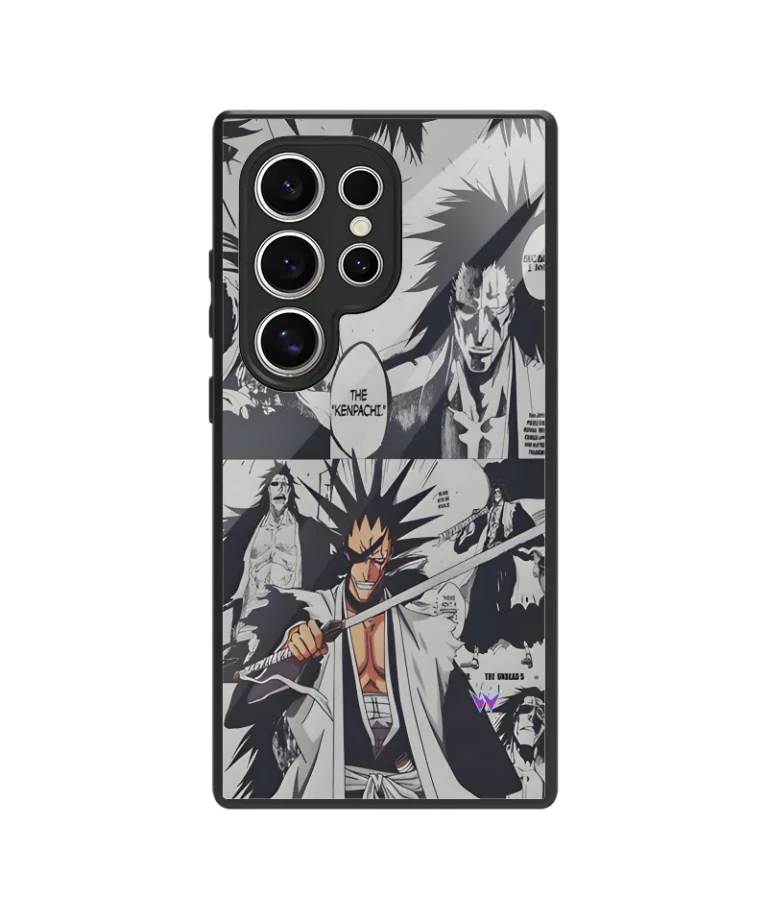 Kenpachi Manga Glass Case
