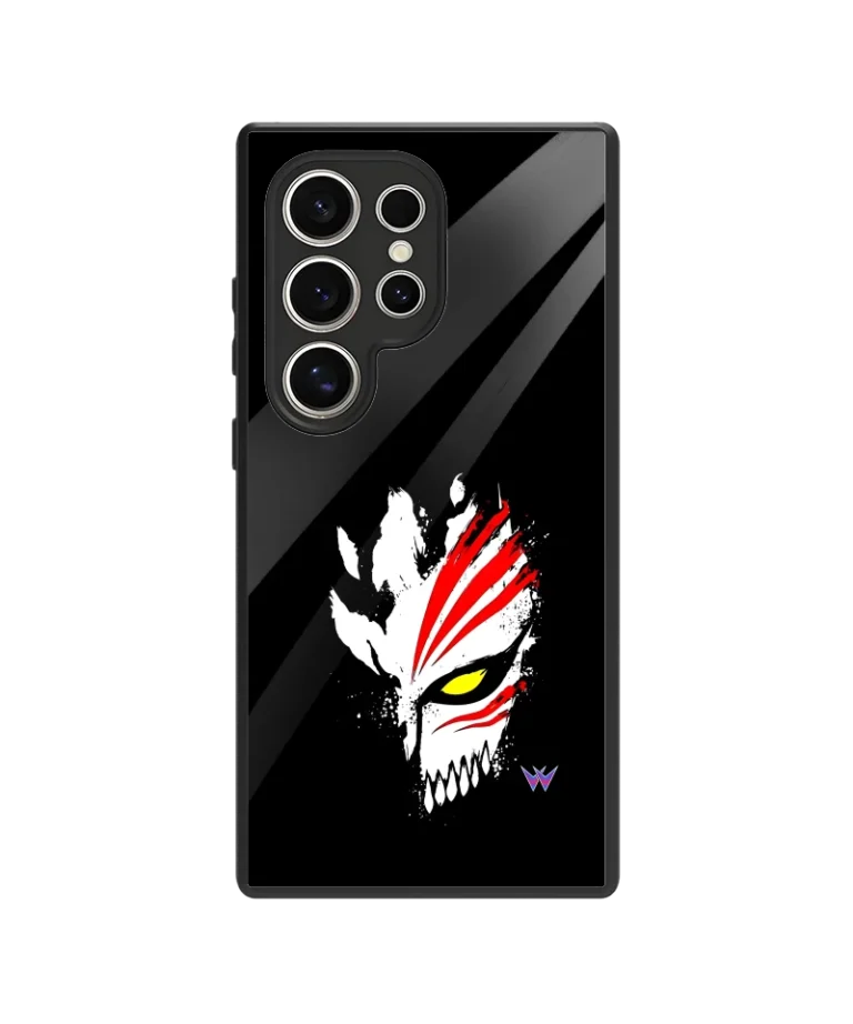 Hollow Mask Glass Case