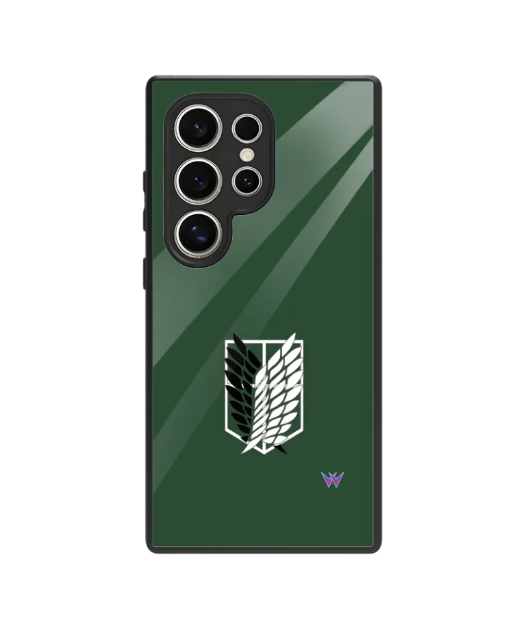 Corps Symbol Glass Case