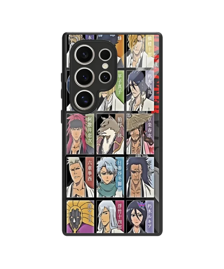 Bleach Captains Collage Glass Case