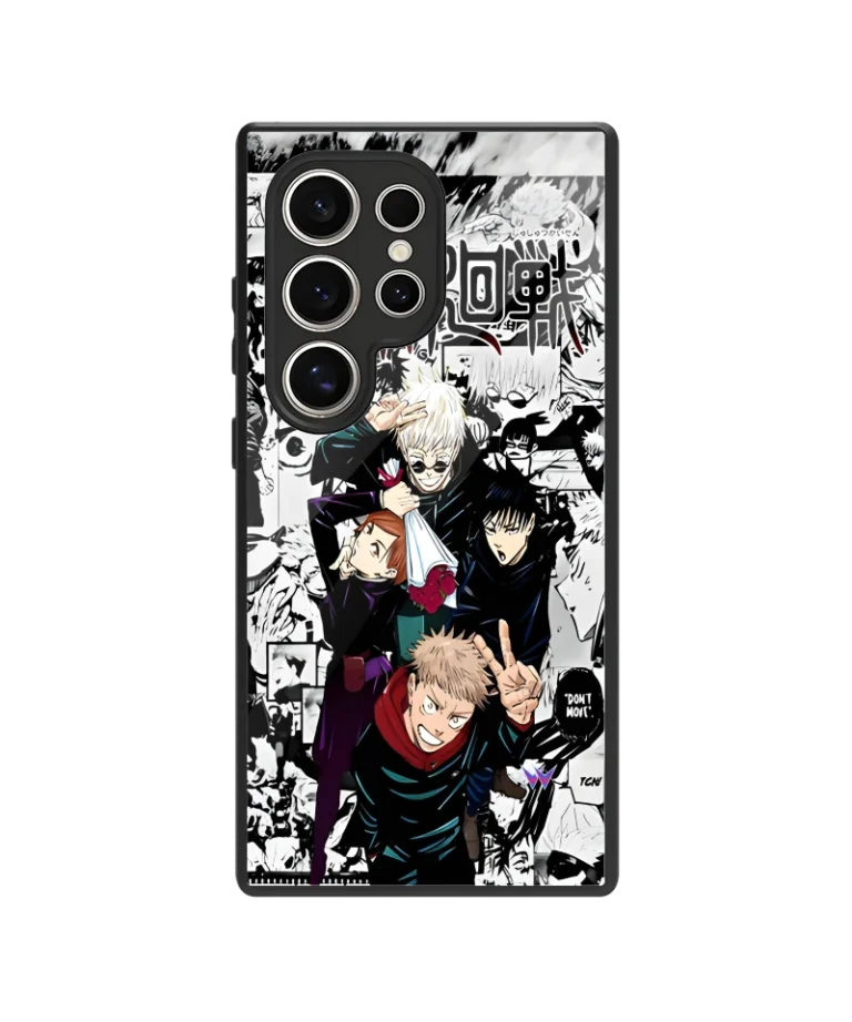 Team Gojo Manga Glass Case