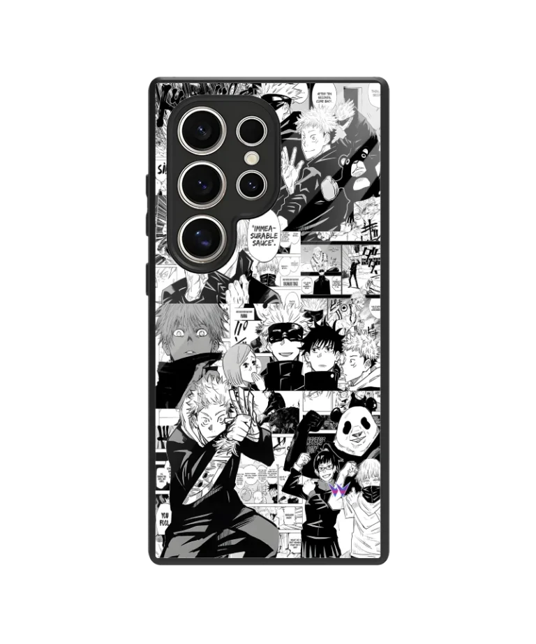 JJK Manga Glass Case