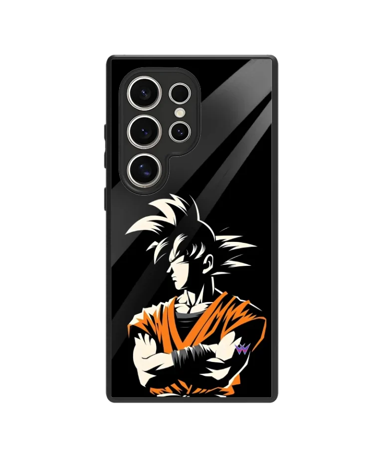 Goku All Black Glass Case