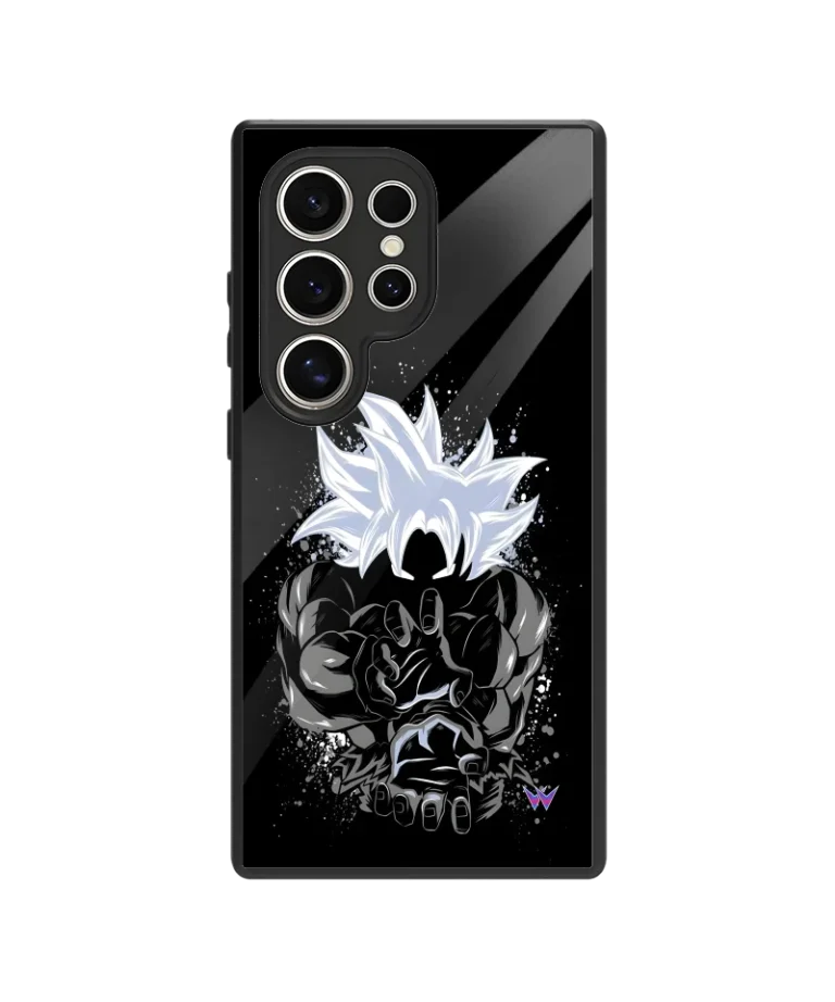Goku White Glass Case