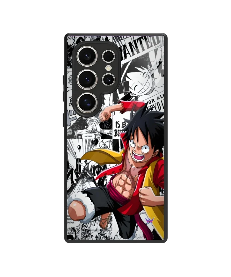 Luffy Wanted Glass Case