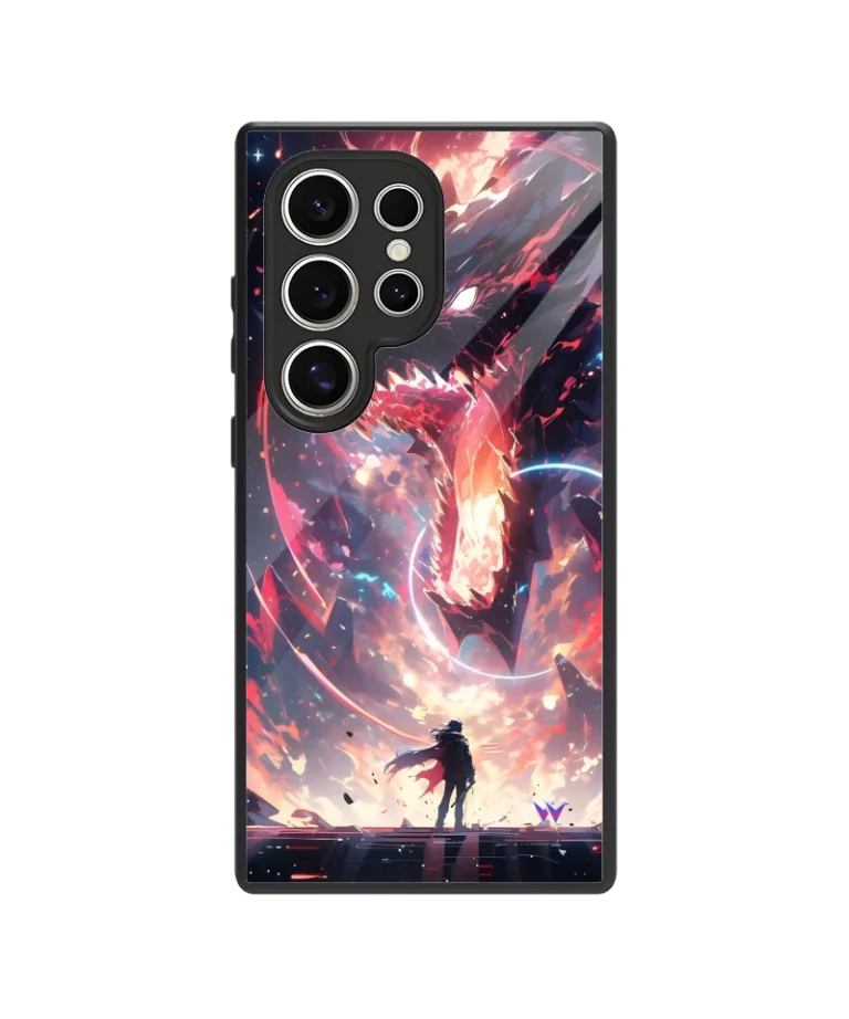 Dragon Angry Glass Case