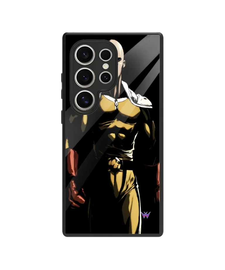 Saitama Angry Glass Case