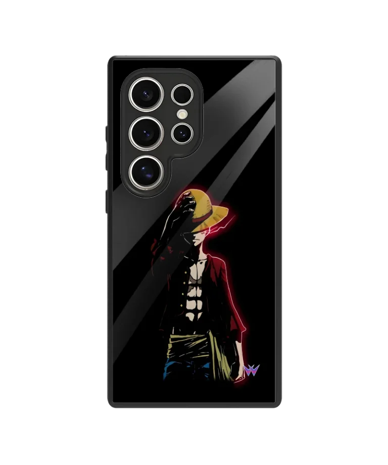 Luffy Straw Glass Case