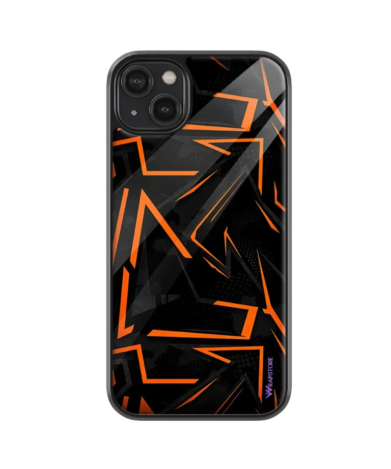 Yellow Striped Glass Case