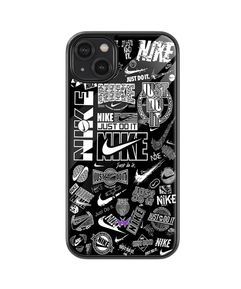 Brand B&W Collage Glass Case