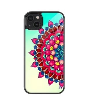 Petals Mandala Glass Case