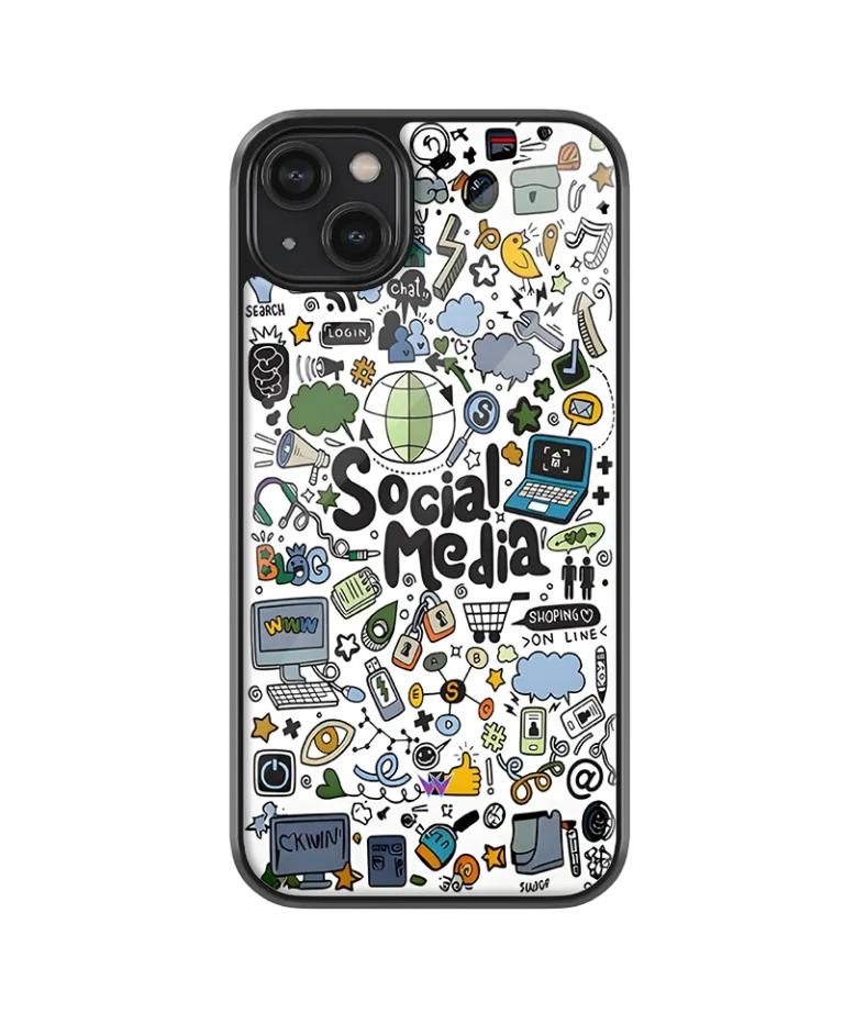 Social Media Glass Case