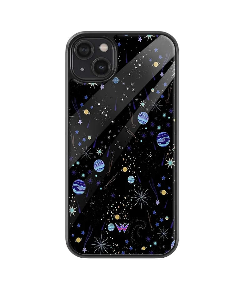 Color Galaxy Glass Case