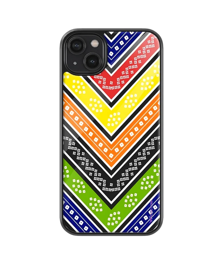 Color Arrow Glass Case
