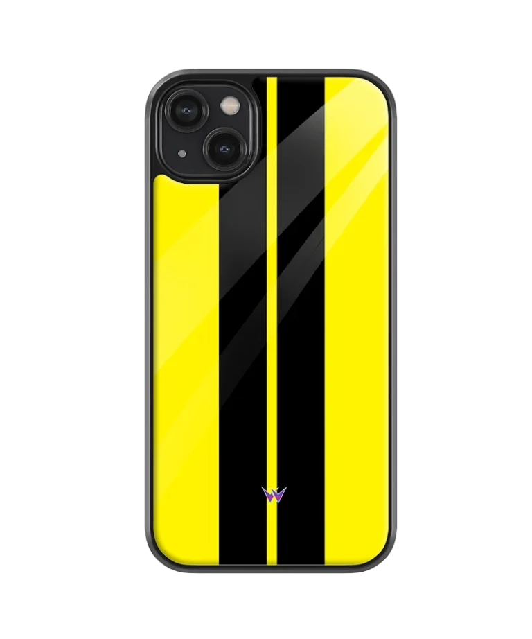 Bumblebee Stripes Glass Case