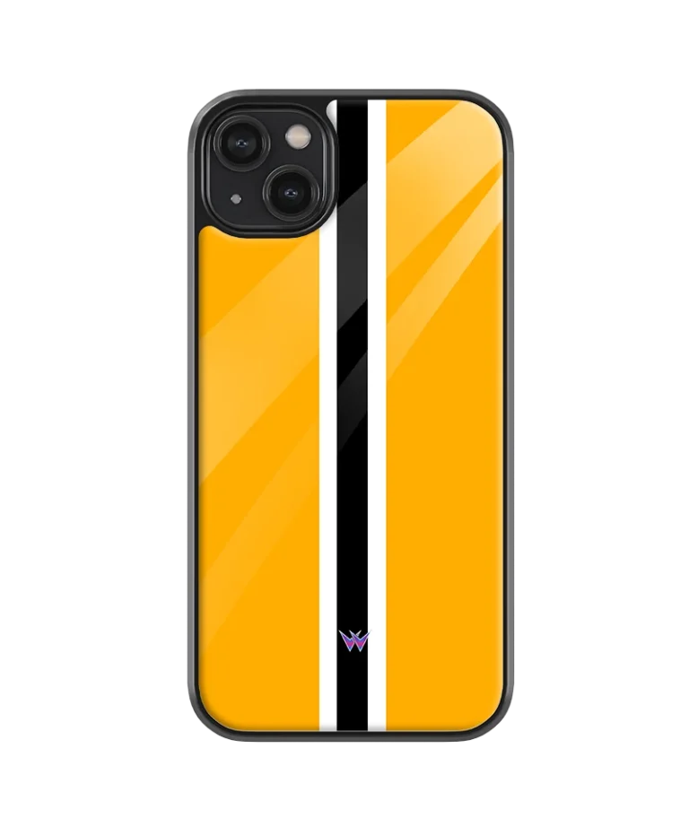 Yellow Slides Glass Case