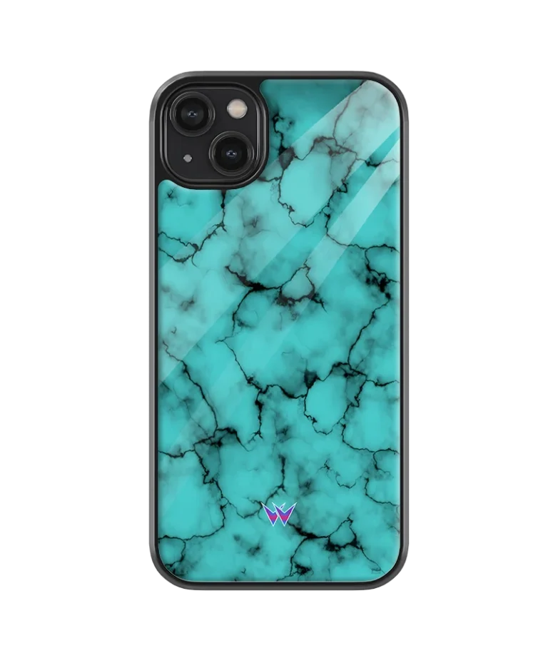 Marble Turquoise Glass Case