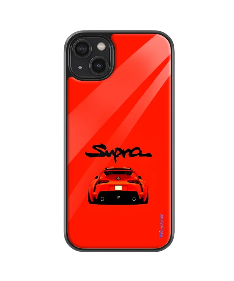 Supra Red Glass Case