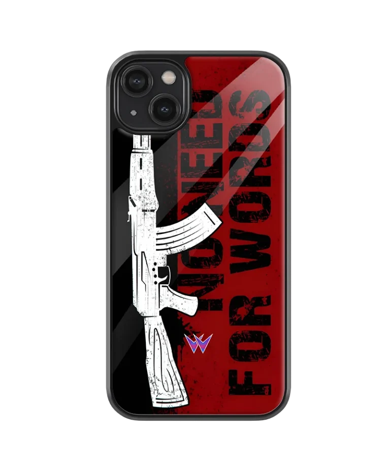 Gun Silence Glass Case