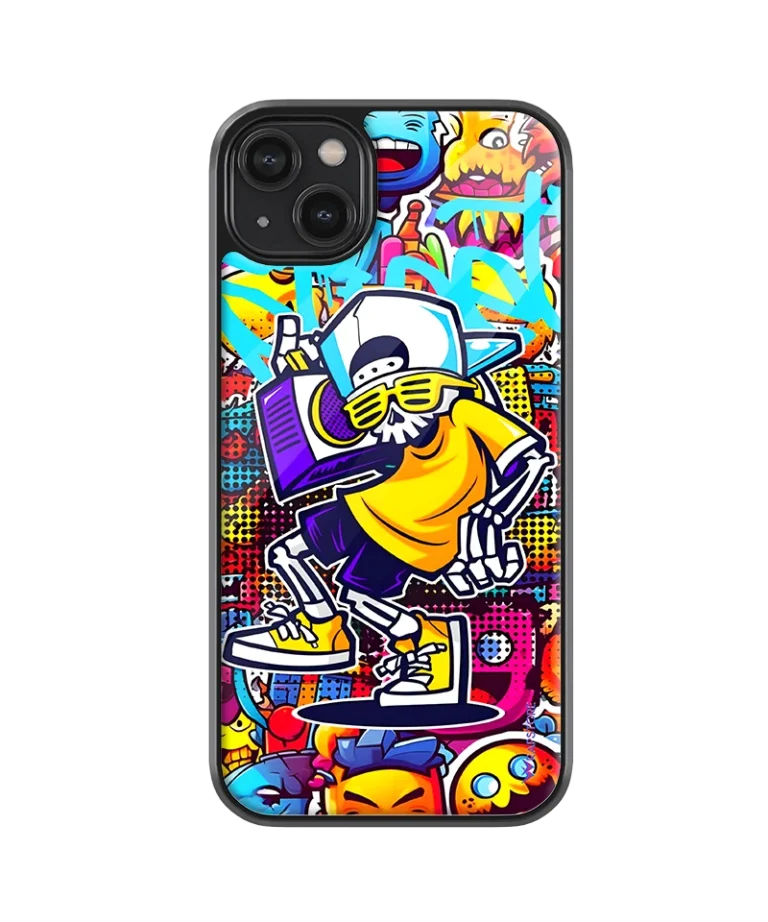 Funky Music Glass Case