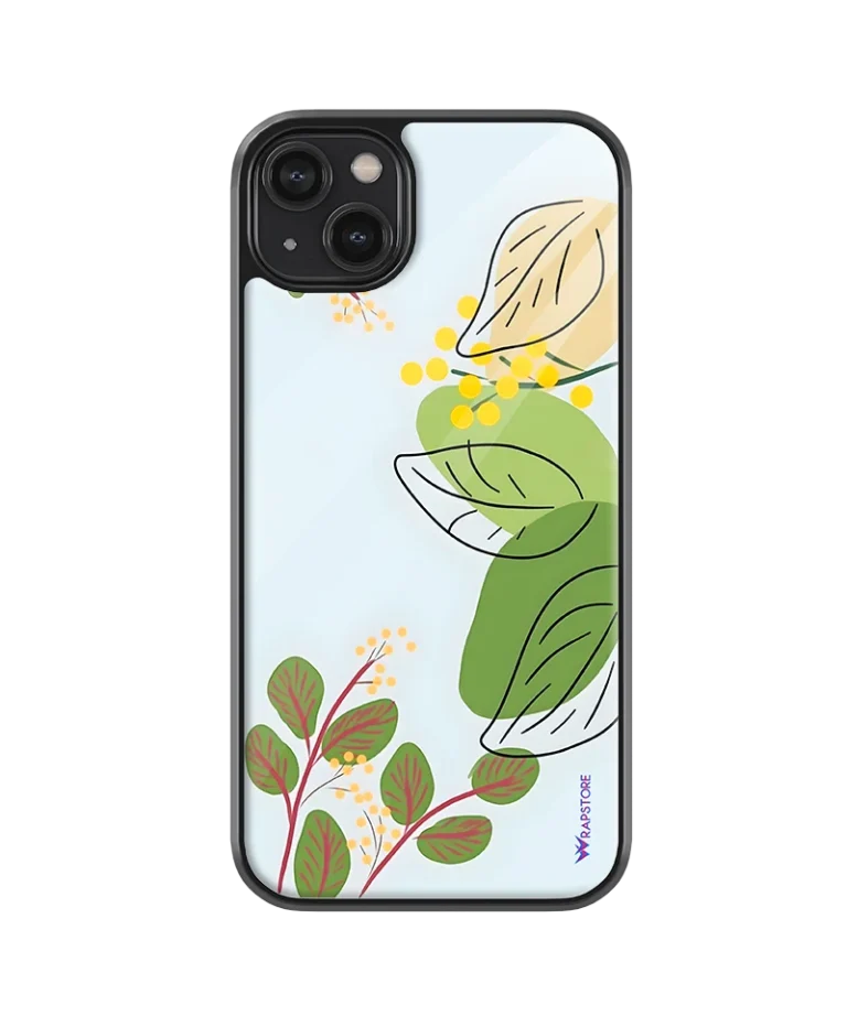 Flora Sketch Glass Case