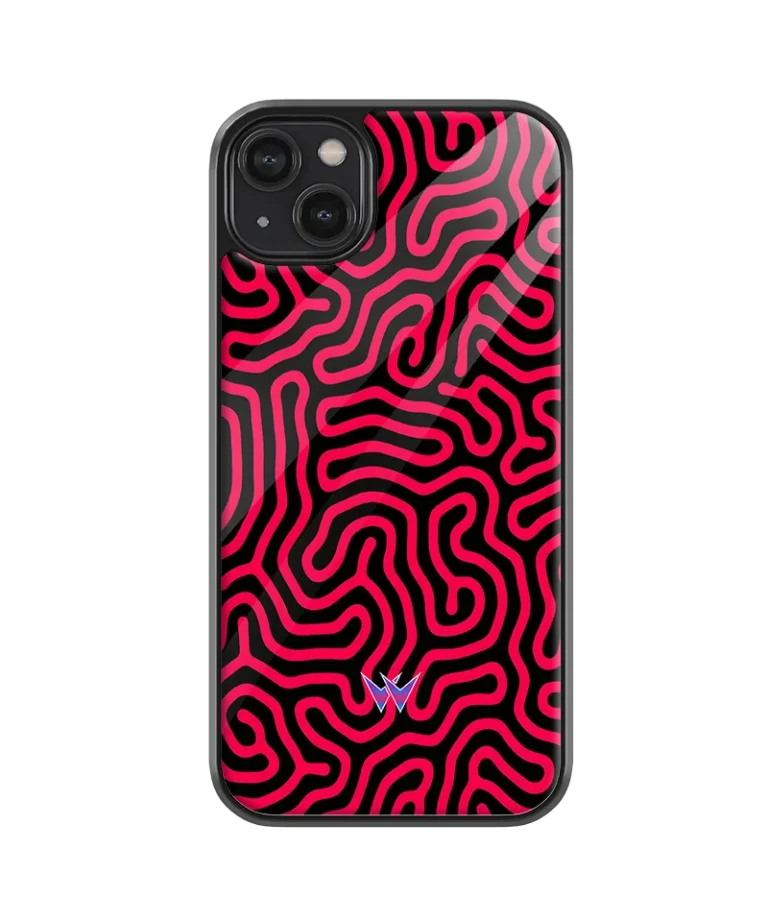 Red Groove Glass Case