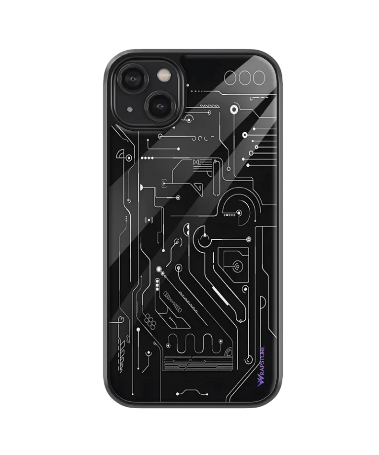 Curve Circuit Glass Case