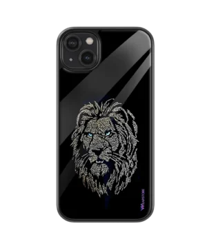 Text Lion Glass Case