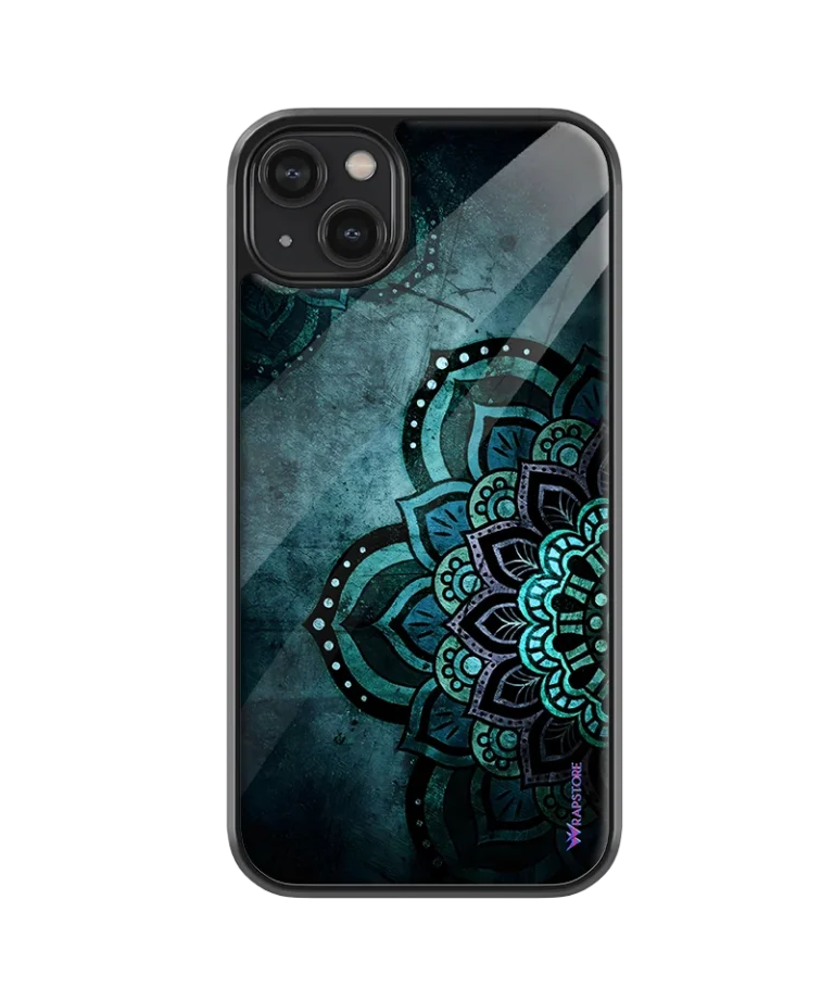 Faded Lotus Glass Case