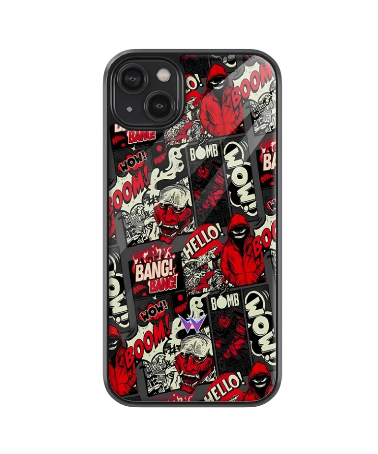 Peach Boom Glass Case
