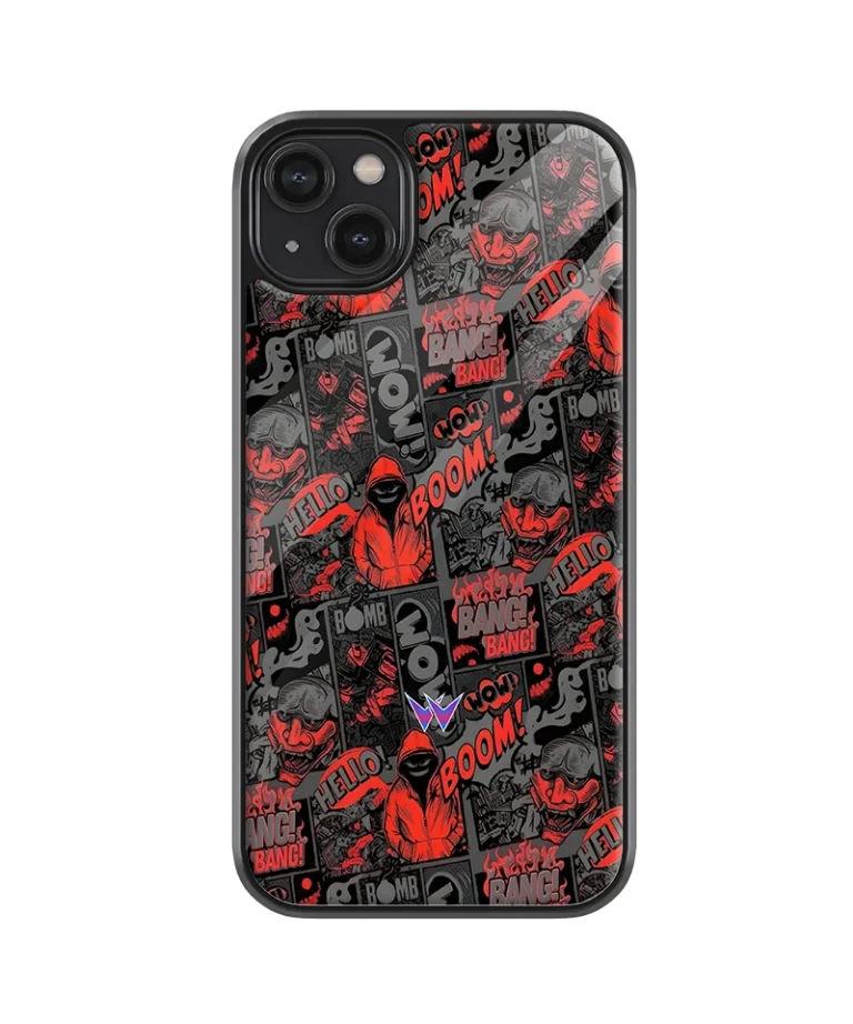Red Boom Glass Case
