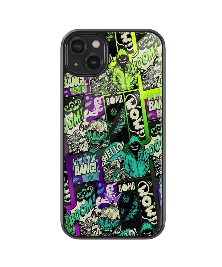 Color Boom Glass Case