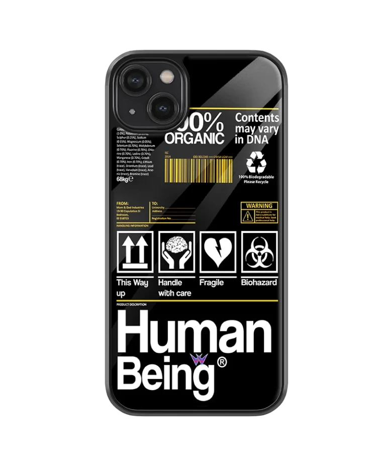 Human Being Glass Case